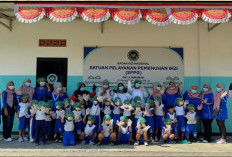 Edukasi Anak Usia Dini Gemar Konsumsi Sayur dan Buah, SPPG Taruman Terima Kunjungan Murid KB Friends