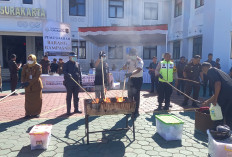 Kejari Solo Musnahkan Barang Bukti 103 Gram Sabu hingga Uang Palsu