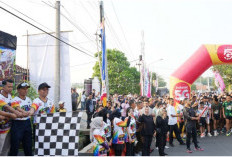 Ribuan Warga Pemalang Ikuti Color Fun Run dalam Rangka HUT ke-81 TNI