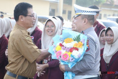 HUT ke-71 Polantas di Kebumen, SMA Negeri 2 Raih Reward Lomba Mural Keselamatan