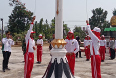Sambut HUT Ke-81 RI, 75 Anggota Paskibraka Pemalang Digembleng di Alun-Alun