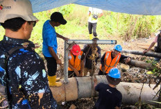 Jalur Clirit Tegal Ambles, Jaringan Perpipaan Air Minum Terganggu 