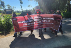 Ratusan Warga Tegalrejo Geruduk Lokasi Tambang Galian C di wilayah Setempat, Minta Ditutup Permanen