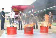 Kejari Semarang Musnahkan Barang Bukti 100 Perkara, Sabu Hampir 1 Kg hingga Ratusan Ribu Pil 