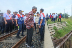 Sekda Jateng Dampingi Menhub Tinjau Rel Terdampak Banjir dan Rencana Dry Port