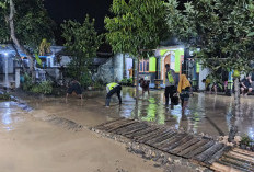 Tanggul Sungai Jebol, Pemukiman Desa Srikaton Pati Terendam Banjir dari Pegunungan Kendeng