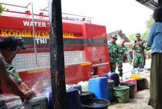 Kekeringan, Dandim 0715 Kendal Salurkan Bantuan Air Bersih Warga Desa Pilangsari