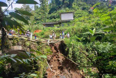 Jembatan Muncar Ambruk, Warga di Wonosobo Bangun Jalur Darurat dari Bambu
