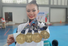 Keira Kristianto Borong 4 Emas Gimnastik Ritmik, Latihan Nyaris Tiap Hari Berbuah Prestasi