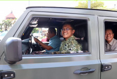 Kendaraan Maung Dipamerkan Publik, Dandim Ajak Bupati dan Ketua DPRD Kudus Naik Mobil Keliling Kota