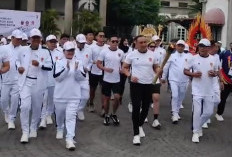 Kirab Obor Porprov Jateng 2026 Tiba di Semarang, 17 Pelari Siap Antar Api ke Jatidiri