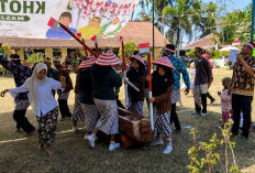 Perlombaan Gojek Lesung Jadi Daya Tarik Semarak Kemerdekaan di Desa Tapen Purworejo