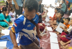 Tagana Beri Layanan Dukungan Psikososial Penyintas Tanah Bergerak di Padasari Tegal 