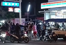 Bentrok Dua Kelompok Pemuda di Depan Gerai Indomaret Pengging Banyudono Boyolali, Rolling Door Sempat Ditutup
