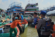 Kepadatan Tambat Kapal di Sungai Silugonggo Pati Meningkat, Aparat Cegah Potensi Gangguan