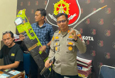 Polisi Gagalkan Pengiriman Sajam, Empat Remaja di Kudus Ditangkap 