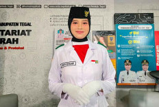 Demi Baki Merah Putih, Gadis Suradadi Tegal Tempuh 25 Kilometer Setiap Hari