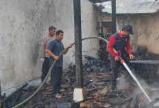Rumah Warga di Pati Ludes Terbakar, Empat Sepeda Motor Tinggal Kerangka
