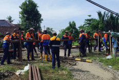 Perlintasan Kereta Api Siwalan Ditutup Usai Makan Korban
