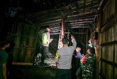 Kebakaran Rumah di Desa Saban, Diduga Korsleting Listrik Saat Ngecas Handphone