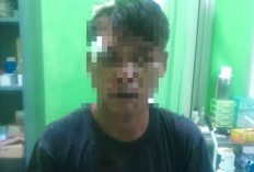 Polsek Pagerbarang Amankan Terduga Pelaku Pencurian Gabah  