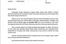 SPPG Dukuh Sidomukti Stop Beroperasi Sementara, 9 Sekolahan di Salatiga Terdampak