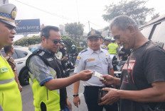 Razia Pajak 'Hidup atau Mati', Tim Gabungan Cegat Kendaraan di Bundaran Tamansari Salatiga