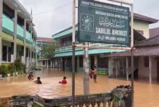 Puluhan Sekolah di Kudus Terendam Banjir, Aktifitas Belajar Siswa Dialihkan Daring