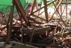 Saat Guru Rapat Tes Akademik, Bangunan SDN Sribit Delanggu Klaten Ambruk, Kini Dipasang Garis Polisi