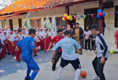 Hari Pertama Sekolah Berasa Piala Dunia 2026, MPLS SDN Tugurejo 01 Semarang Disulap Jadi Stadion Penuh Sportiv