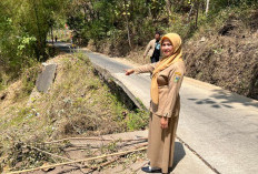 Setengah Badan Jalan Ambrol Sejak 2025, Akses Karanggayam-Kebakalan Kian Mengkhawatirkan