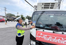 Satlantas Polres Boyolali Inspeksi Keselamatan di Jembatan Timbang Banyudono, Menindak 35 Pelanggaran