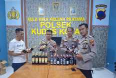 Sistem COD Miras Dibongkar Polisi, Polsek Kudus Kota Gulung Pengedar Miras 