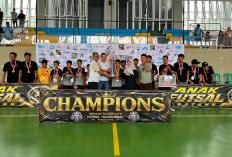 Batang “Ngegas” Futsal Usia SD lewat Disdikbud Cup, Pemenangnya dari Kecamatan Ini