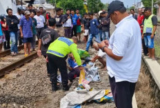 Terobos Palang Pintu, Warga Weleri Kendal Tewas Tertemper KA Harina