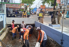 Normalisasi Drainase Jalan A Yani Batang, 88 Petugas Gabungan Bersihkan 2,5 Km Saluran Air