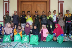  Trabas Motor Trail, Forkopimda Tegal Bagikan Sembako di Kedungbanteng 