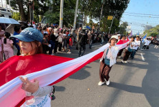 Merah Putih 100 Meter Dibentangkan, Nasionalisme Dihidupkan dalam Karnaval Paskah Kota Semarang 2026