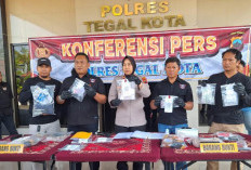 Sebulan Polres Tegal Kota Ungkap 9 Kasus Narkoba, 85 Paket Sabu dan 16 Tersangka Diamankan