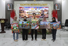 Lima Pelukis Difabel asal Kabupaten Tegal Ikuti Lomba Konten Kreatif Divisi Humas Polri  