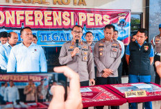 Ungkap Lima Kasus Narkoba, Polres Tegal Kota Bekuk Delapan Tersangka dan Sita Ratusan Gram Narkoba 