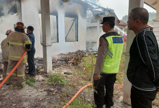Gudang Eks Kantor Camat Karangsambung Terbakar, Arsip Sejak 2017 Hangus, Wabup Kebumen Imbau Warga Waspada