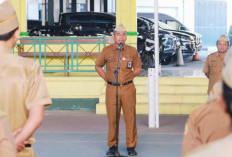 Pimpin Apel Perdana, Sekda Pemalang Cek Kesiapan ASN Dalam Bertugas