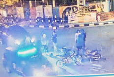 Terekam CCTV ATCS Perempatan Jetis Salatiga, Anggota Patroli Bermotor Trail Senggolan Berujung Pemukulan