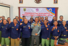 Siapkan Pengamanan Pilkades, Satpol PP dan Damkar Pemalang Gembleng Linmas Desa Wanamulya 
