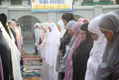 145 Warga Binaan Ikuti Sholat Iduladha di Lapas Perempuan Semarang, 12 Kambing Disembelih untuk Kurban