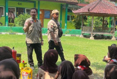 Kenalkan Mitigasi Bencana, Dinas Sosial Tegal Adakan Tagana  Masuk Sekolah