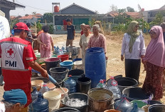 40 Desa Di Kabupaten Tegal Krisis Air Bersih, PMI Gercep Salurkan 264 Tangki