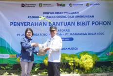 PT Jasamarga Solo Ngawi Berikan 150 Bibit Pohon di Wilayah Kota Surakarta