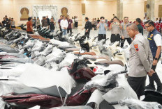 Polda Jateng Bongkar Sindikat Motor Kredit Fiktif Lintas Provinsi, 87 Unit Disita